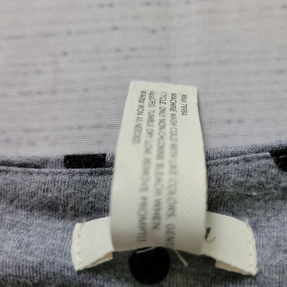 Soma Size M Casual Polka Dot V-Neck Lounge Wear House Dress Grey Casual Comfy - Picture 6 of 11